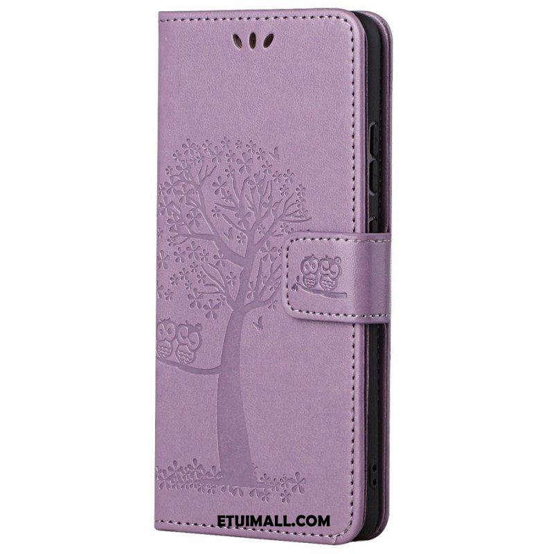 Etui Folio do Samsung Galaxy M23 5G Sowa Drzewo