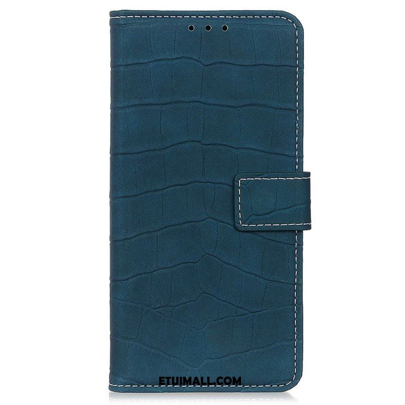 Etui Folio do Samsung Galaxy M23 5G Styl Skóry Krokodyla