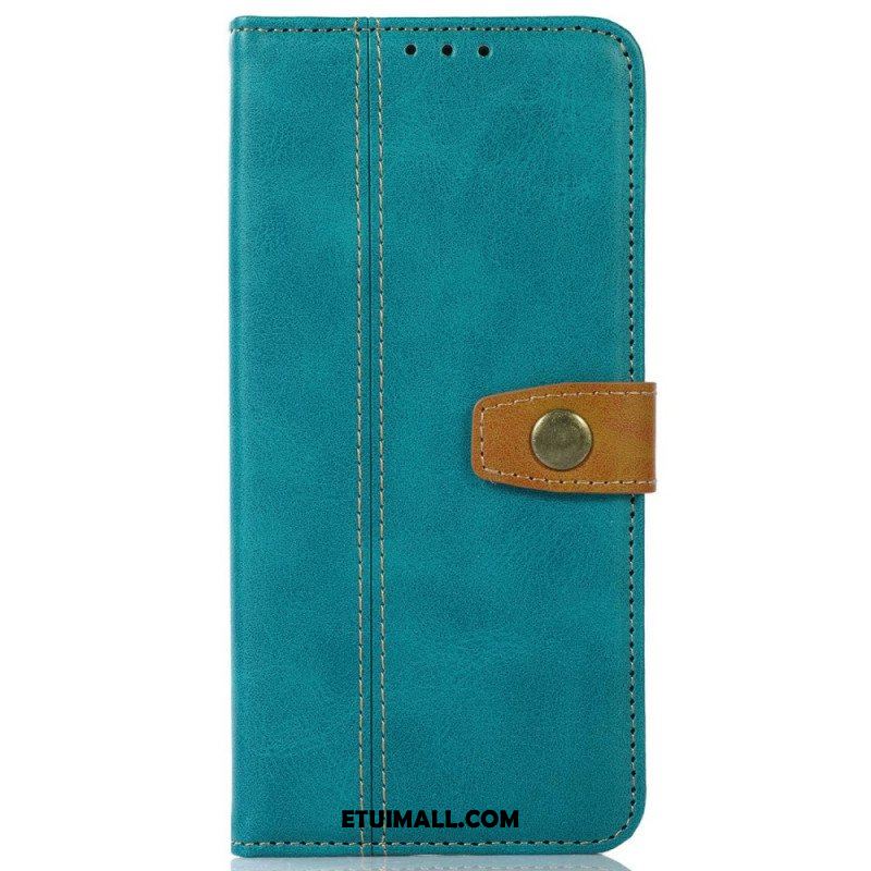 Etui Folio do Samsung Galaxy M23 5G Taśma Tapicerska