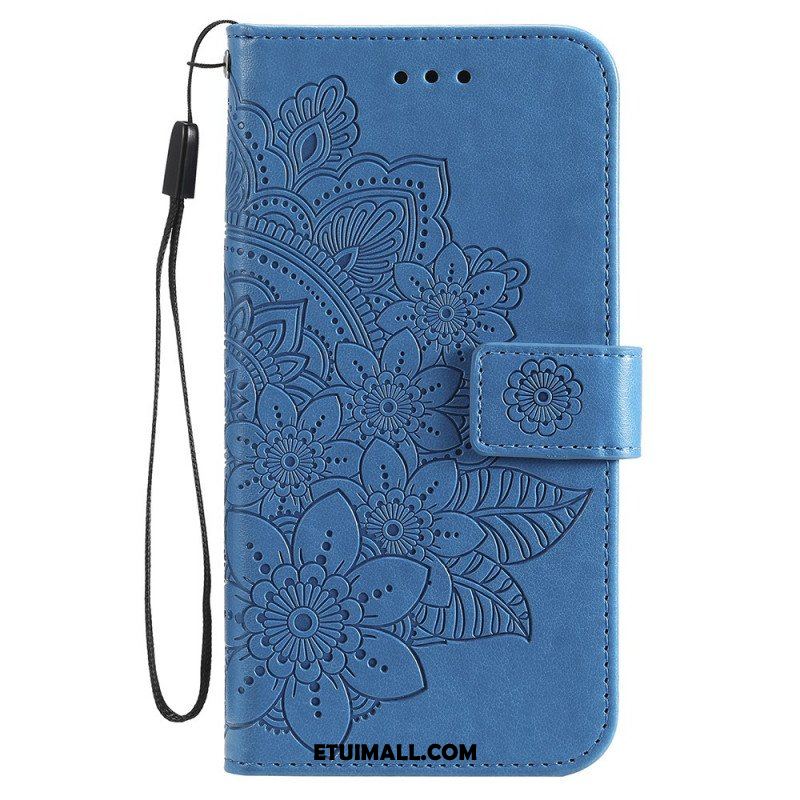 Etui Folio do Samsung Galaxy M32 Kwiatowa Mandala