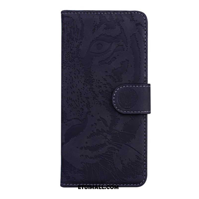 Etui Folio do Samsung Galaxy M32 Nadruk Twarzy Tygrysa