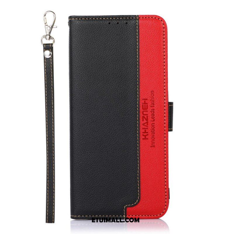 Etui Folio do Samsung Galaxy M32 Rfid Khazneh W Stylu Liczi