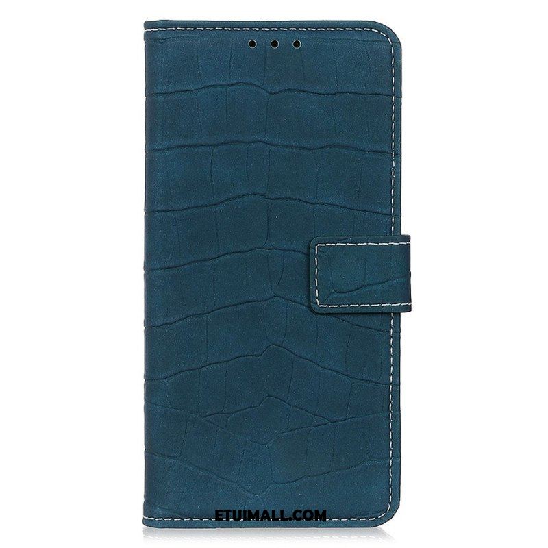 Etui Folio do Samsung Galaxy M33 5G Efekt Skóry Krokodyla