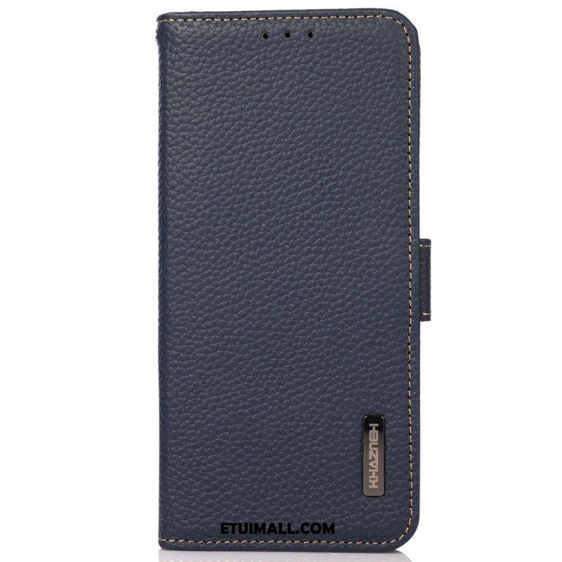 Etui Folio do Samsung Galaxy M33 5G Skóra Liczi Khazneh Rfid