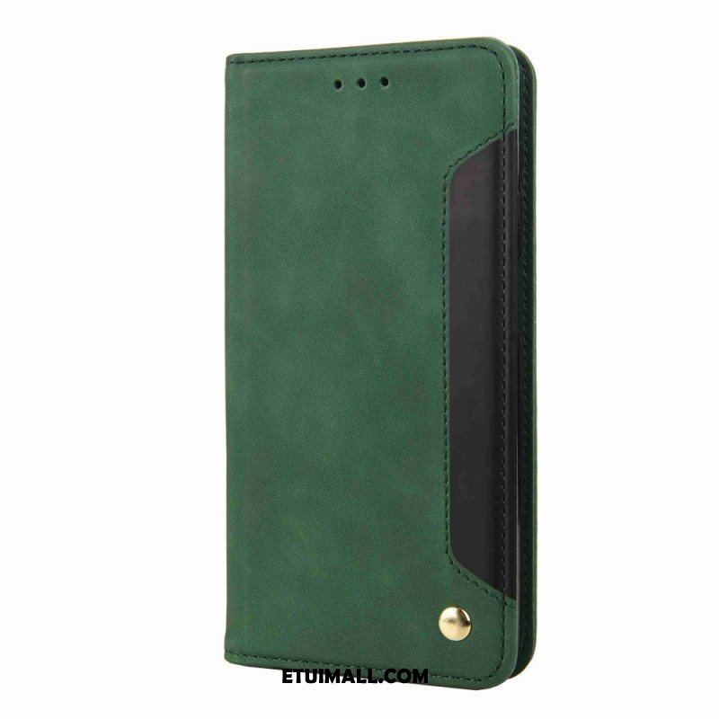 Etui Folio do Samsung Galaxy M53 5G Dwukolorowa Elegancja