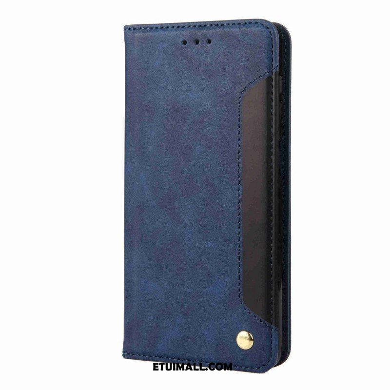 Etui Folio do Samsung Galaxy M53 5G Dwukolorowa Elegancja