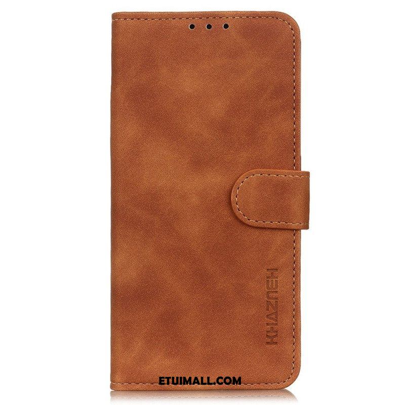 Etui Folio do Samsung Galaxy M53 5G Khazneh Efekt Skóry W Stylu Vintage