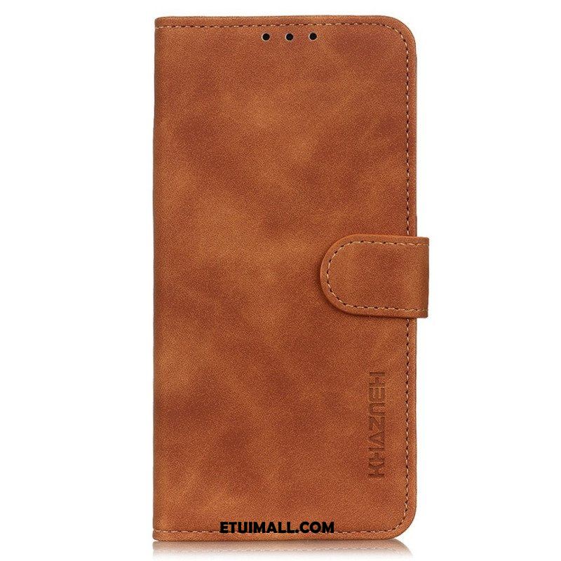 Etui Folio do Samsung Galaxy M53 5G Khazneh Efekt Skóry W Stylu Vintage