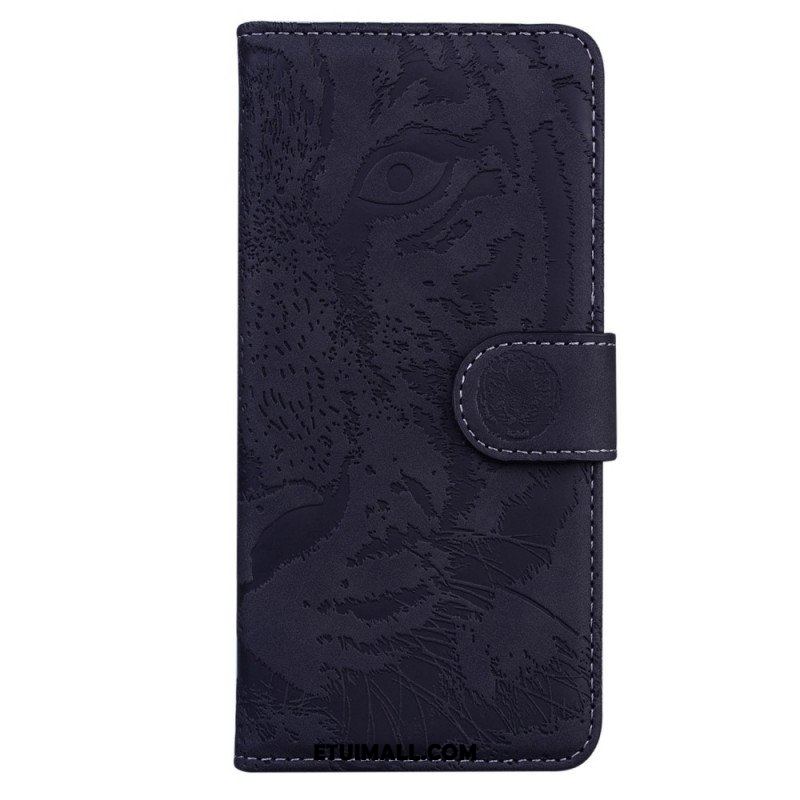 Etui Folio do Samsung Galaxy M53 5G Nadruk Tygrysa