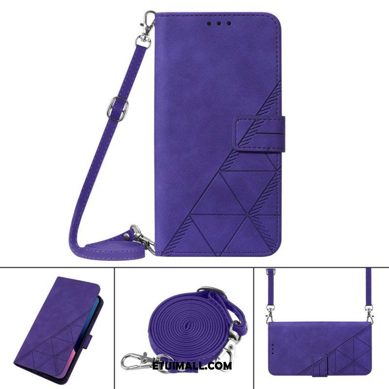 Etui Folio do Samsung Galaxy M53 5G Trójkąty Barkowe