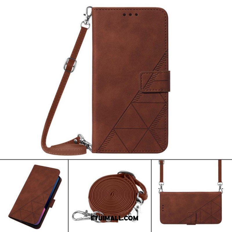 Etui Folio do Samsung Galaxy M53 5G Trójkąty Barkowe