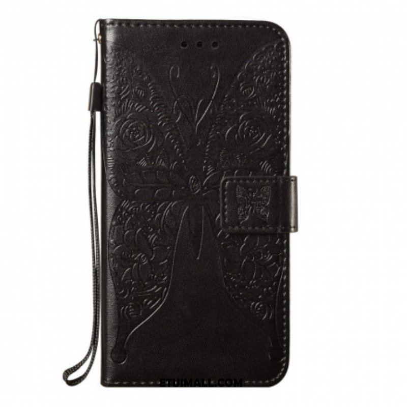 Etui Folio do Samsung Galaxy S21 5G Motyl Kwiatowy Wzór