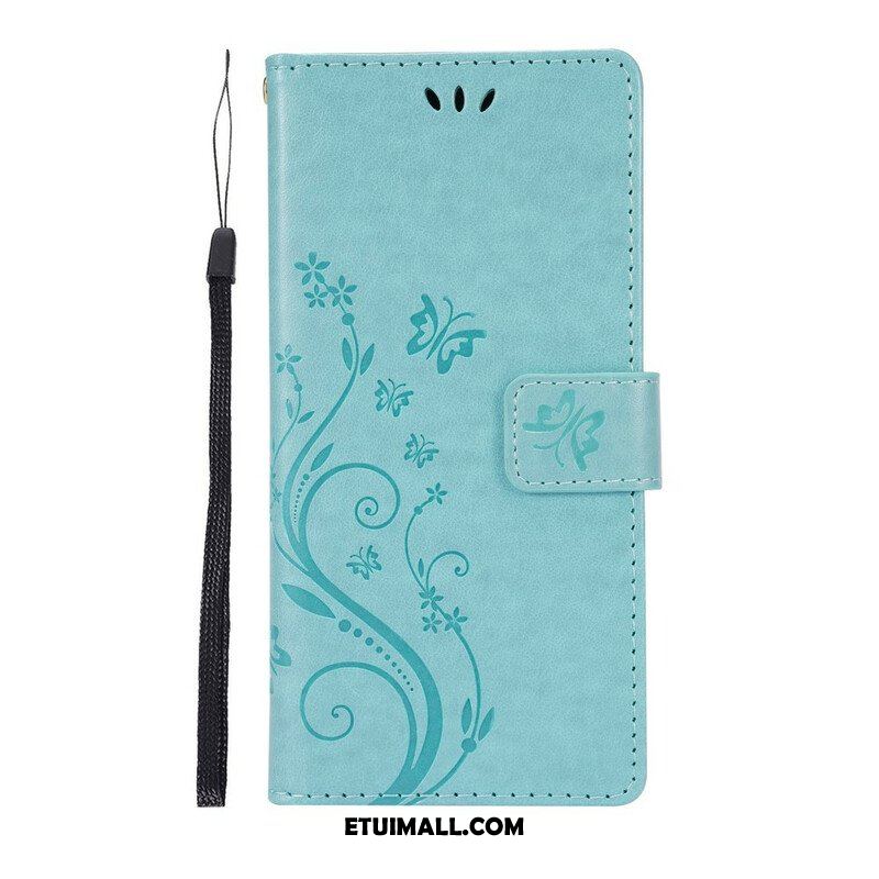 Etui Folio do Samsung Galaxy S21 5G Motyle Na Wietrze