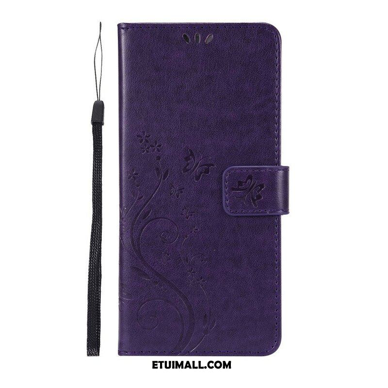 Etui Folio do Samsung Galaxy S21 5G Motyle Na Wietrze