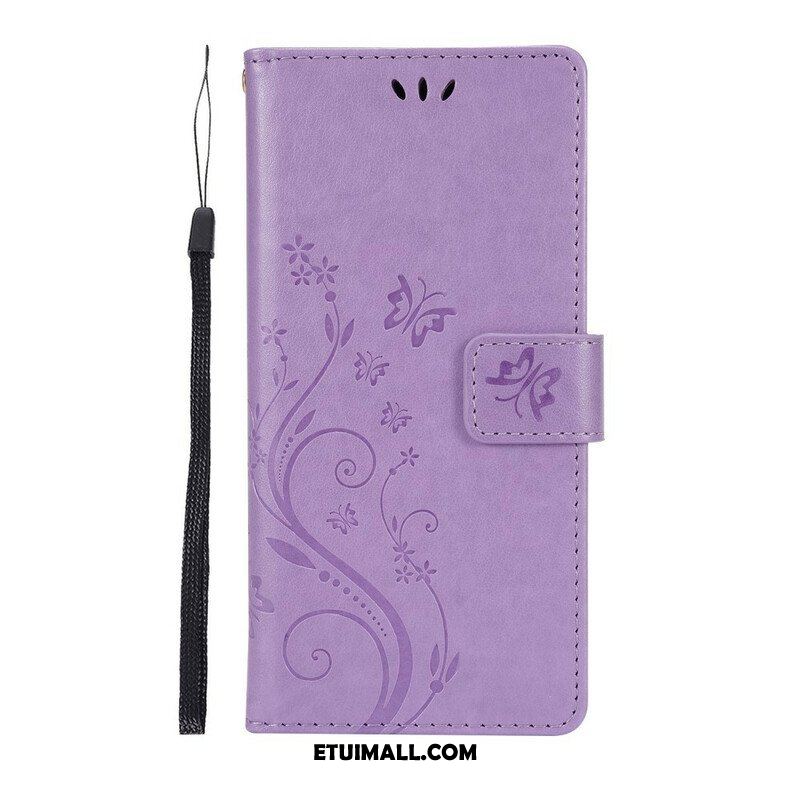 Etui Folio do Samsung Galaxy S21 5G Motyle Na Wietrze