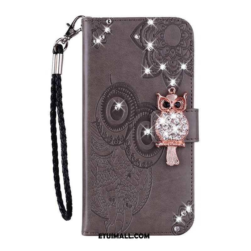 Etui Folio do Samsung Galaxy S21 5G Sowa Mandala I Urok