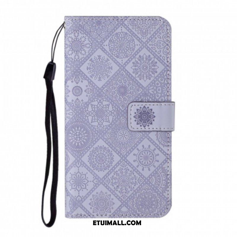 Etui Folio do Samsung Galaxy S21 5G Wzór Gobelinu