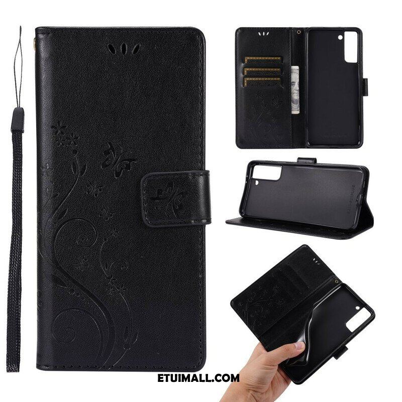 Etui Folio do Samsung Galaxy S21 Plus 5G Motyle Na Wietrze