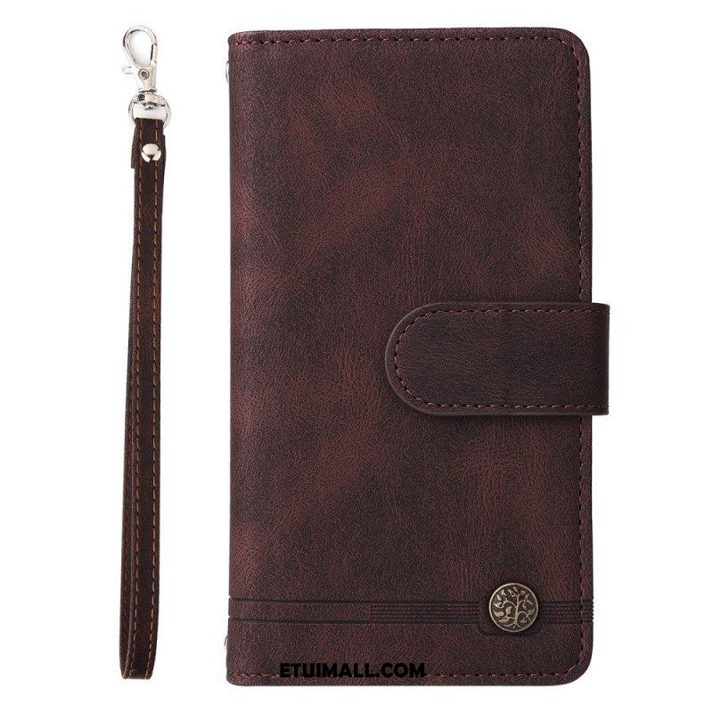 Etui Folio do Samsung Galaxy S22 5G Biznes Wielofunkcyjny