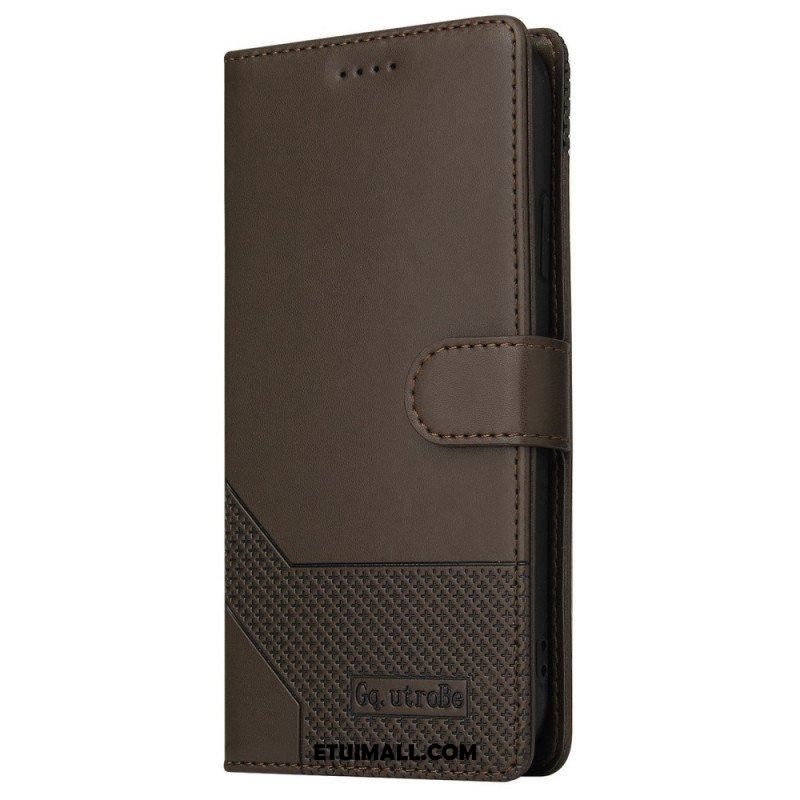 Etui Folio do Samsung Galaxy S22 5G Efekt Skóry Gq.utrobe