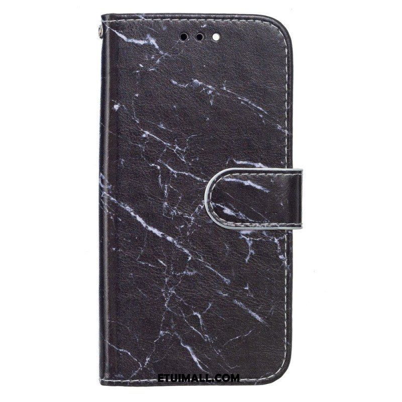 Etui Folio do Samsung Galaxy S22 5G Intensywny Marmur