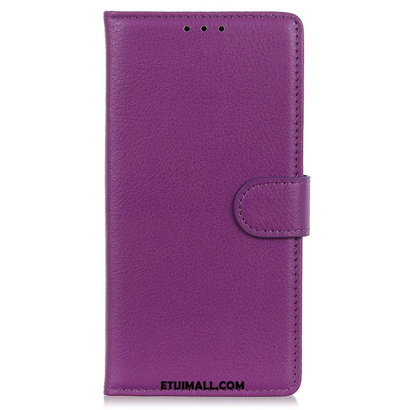 Etui Folio do Samsung Galaxy S23 5G Tradycyjna Sztuczna Skóra