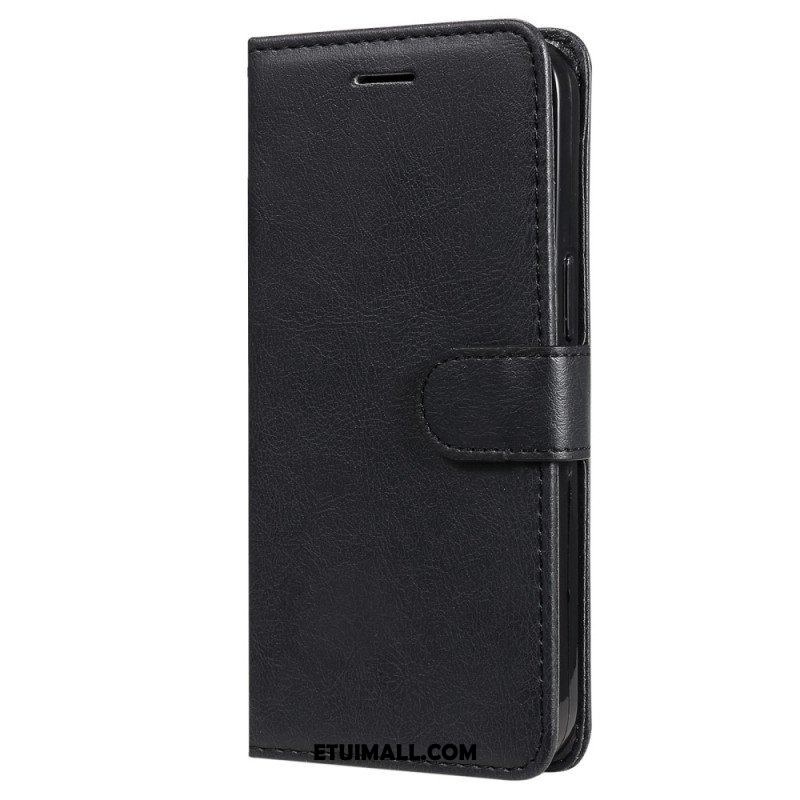 Etui Folio do Samsung Galaxy S23 5G z Łańcuch Zwykły Z Paskiem