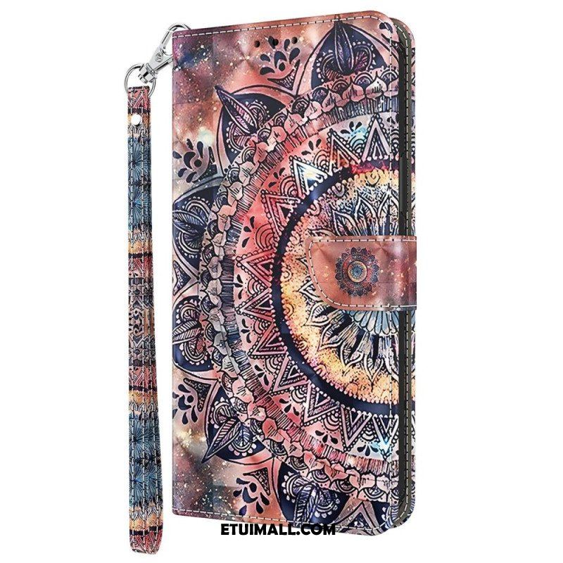 Etui Folio do Samsung Galaxy S23 5G z Łańcuch Łapacz Snów Na Pasku