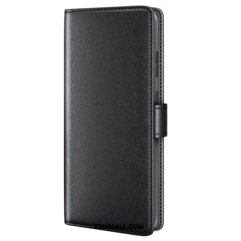 Etui Folio do Samsung Galaxy S23 Plus 5G Prawdziwa Skóra