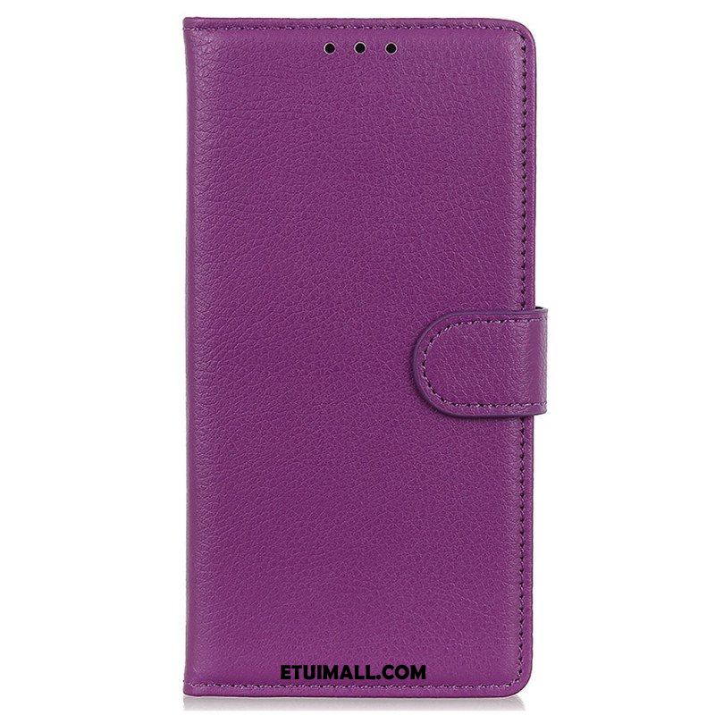 Etui Folio do Samsung Galaxy S23 Plus 5G Tradycyjna Sztuczna Skóra