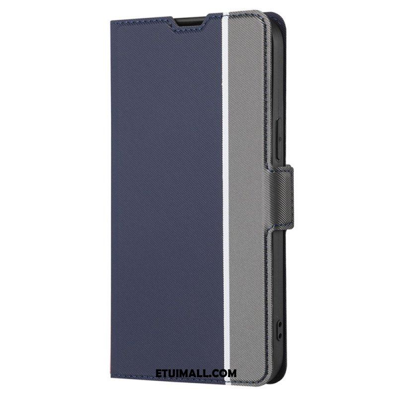 Etui Folio do Samsung Galaxy S23 Plus 5G Ultra Cienki Dwukolorowy