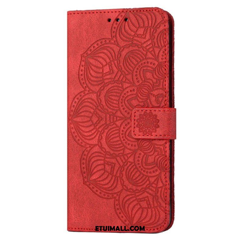 Etui Folio do Samsung Galaxy S23 Plus 5G z Łańcuch Paskowata Mandala