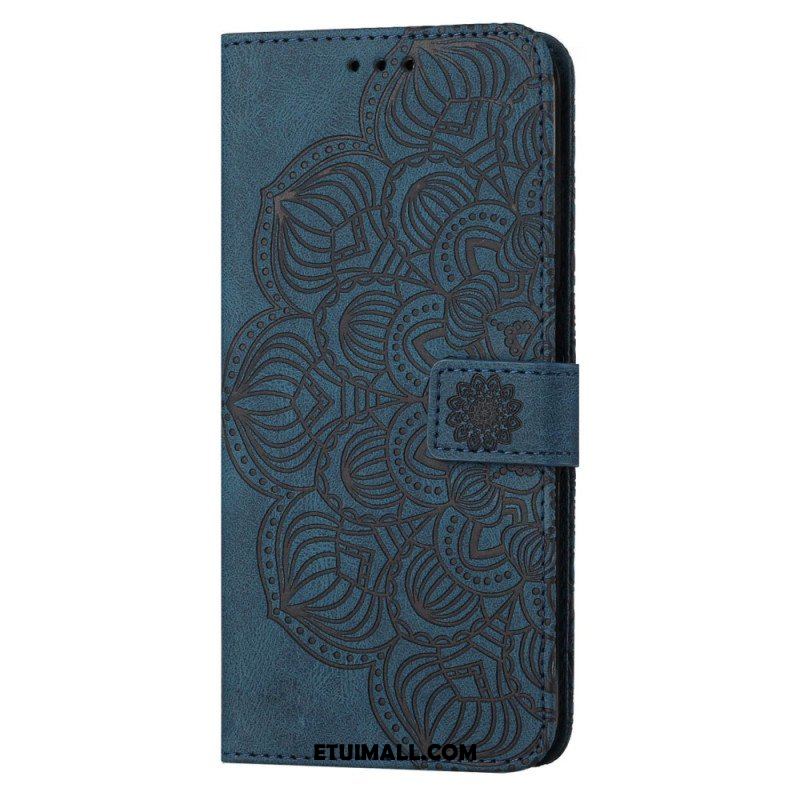 Etui Folio do Samsung Galaxy S23 Plus 5G z Łańcuch Paskowata Mandala