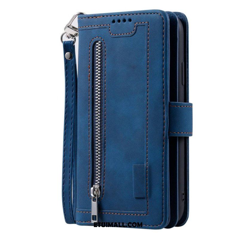 Etui Folio do Samsung Galaxy S23 Ultra 5G Portfel Portfel I Smycz