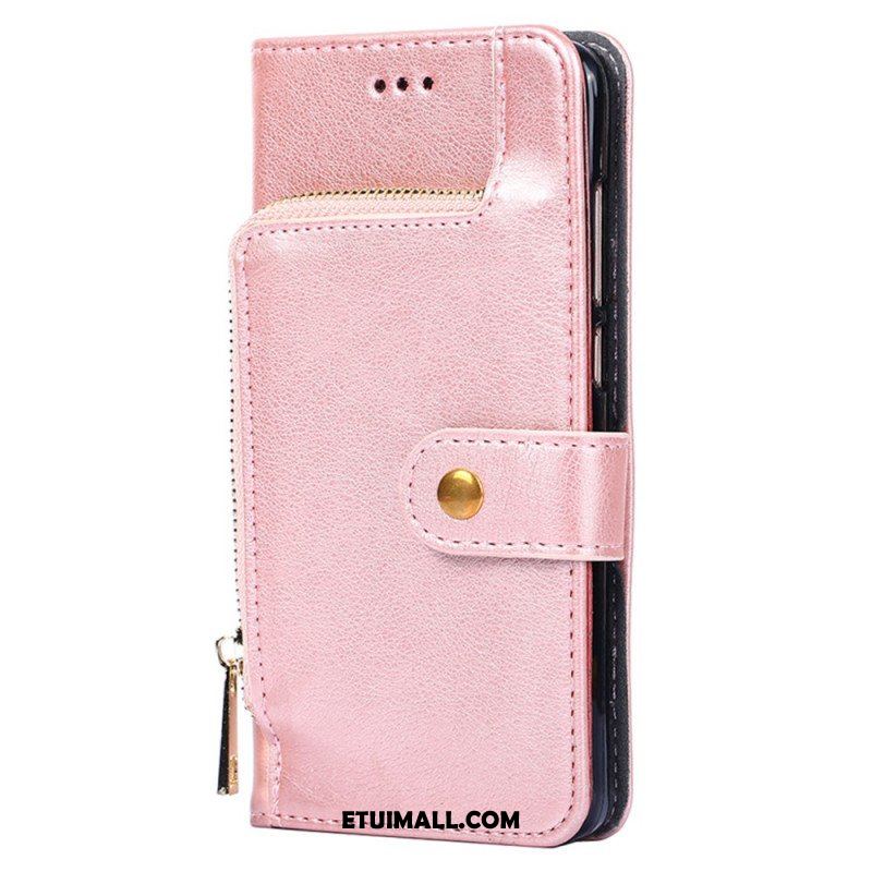 Etui Folio do Samsung Galaxy S23 Ultra 5G Przednia Portmonetka I Smycz