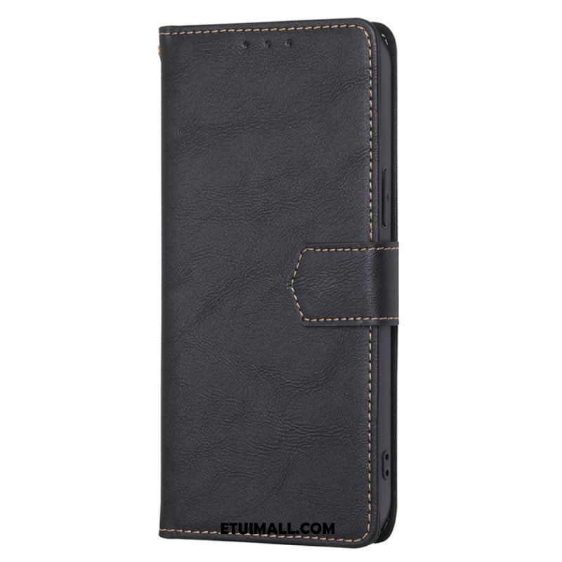 Etui Folio do Samsung Galaxy S23 Ultra 5G Rfid W Stylu Vintage Ze Skóry