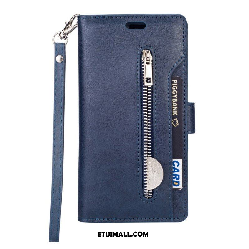 Etui Folio do Samsung Galaxy S23 Ultra 5G Torebka Ze Smyczą