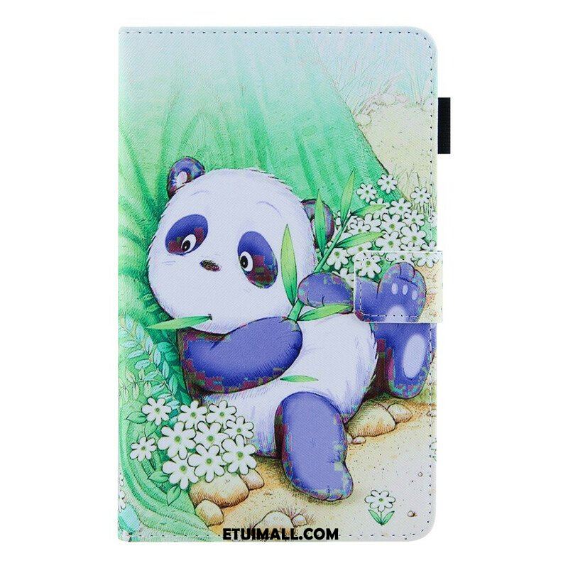 Etui Folio do Samsung Galaxy Tab A7 Lite Słodka Panda