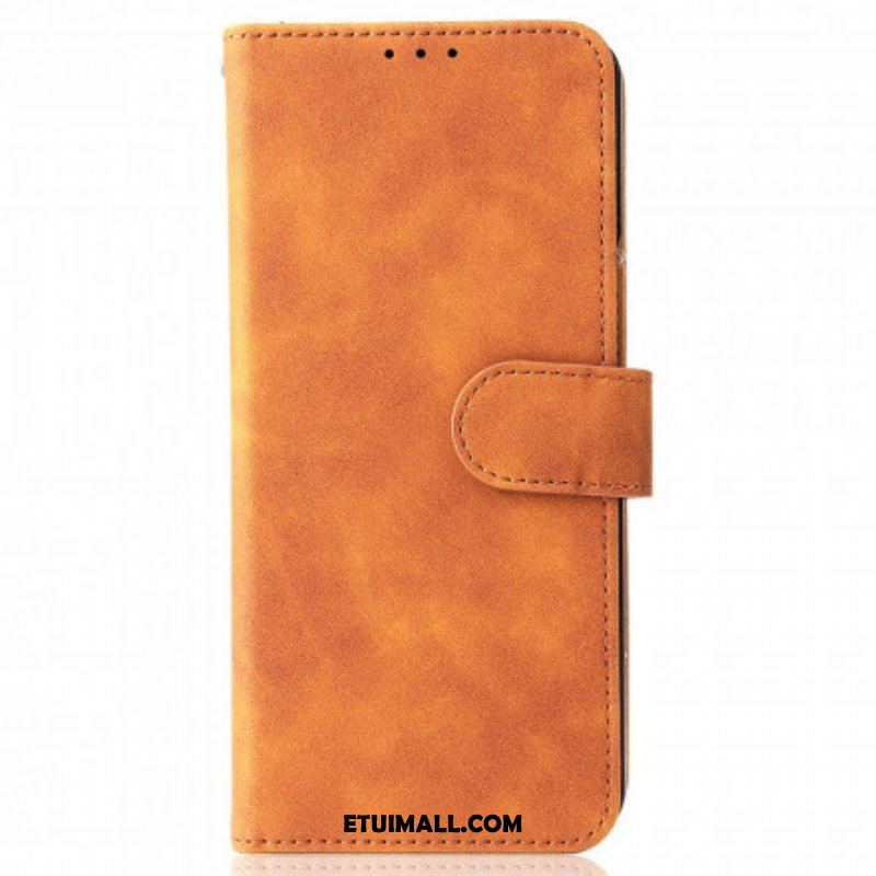 Etui Folio do Samsung Galaxy Z Fold 3 5G Dotyk Skóry