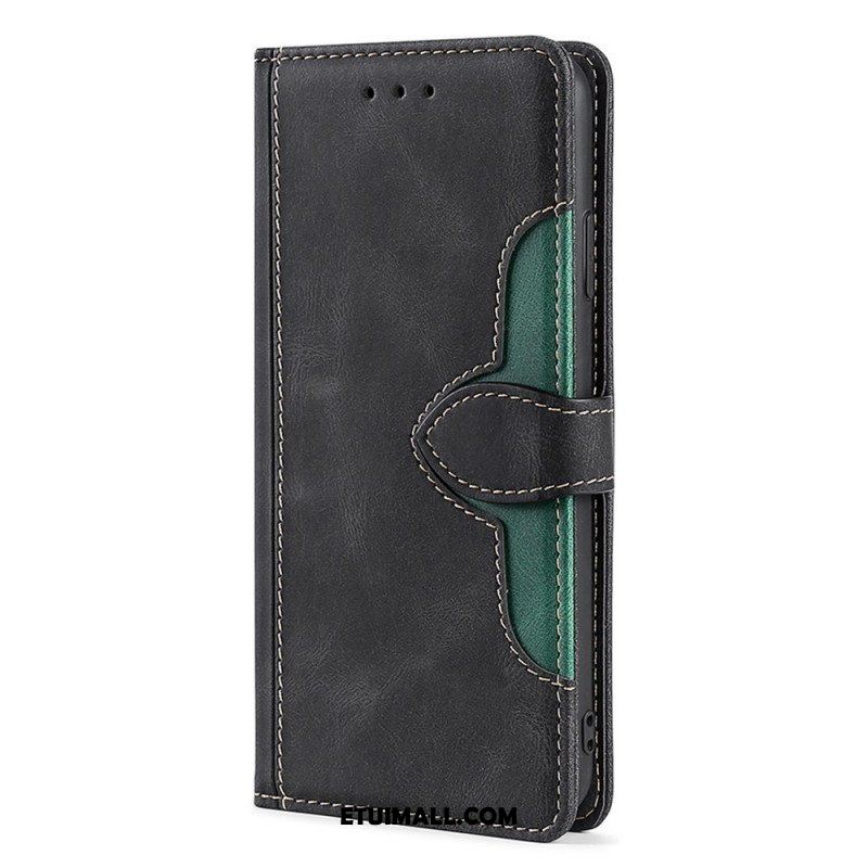 Etui Folio do Sony Xperia 1 IV Dwukolorowy Kwiatowy