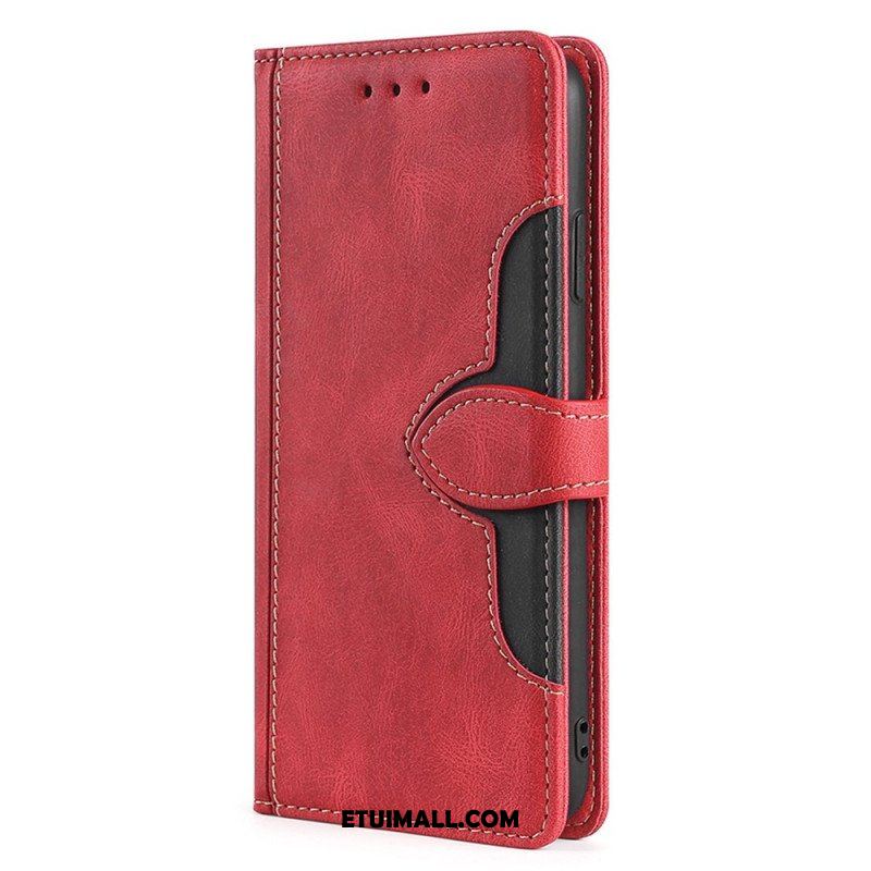 Etui Folio do Sony Xperia 1 IV Dwukolorowy Kwiatowy