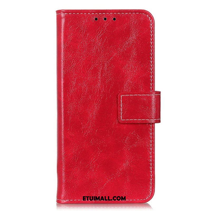 Etui Folio do Sony Xperia 10 IV Lakierowana Ze Szwami