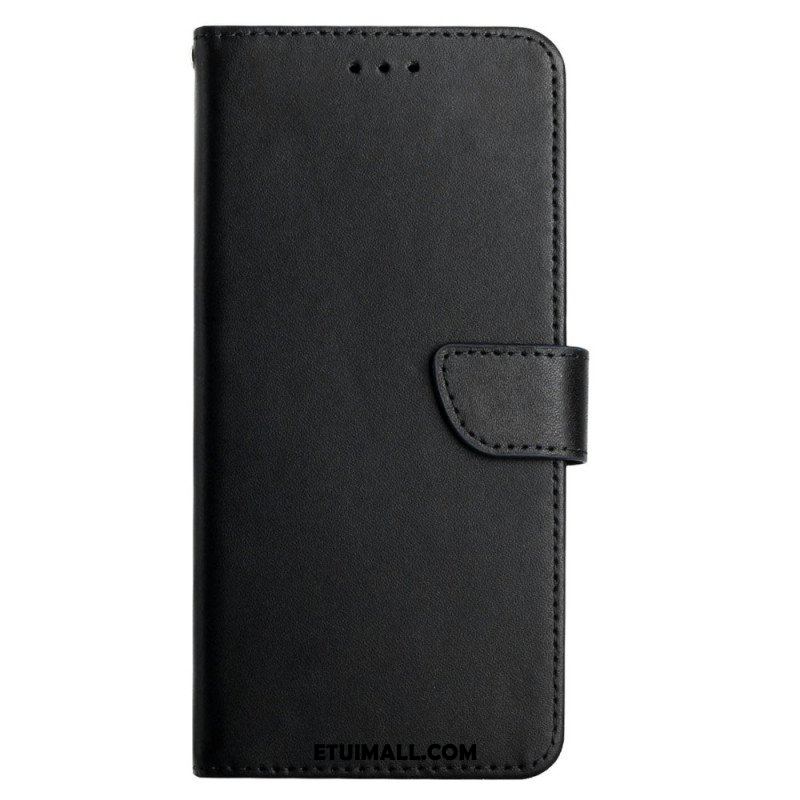 Etui Folio do Sony Xperia 5 IV Oryginalna Teksturowana Skóra Nappa