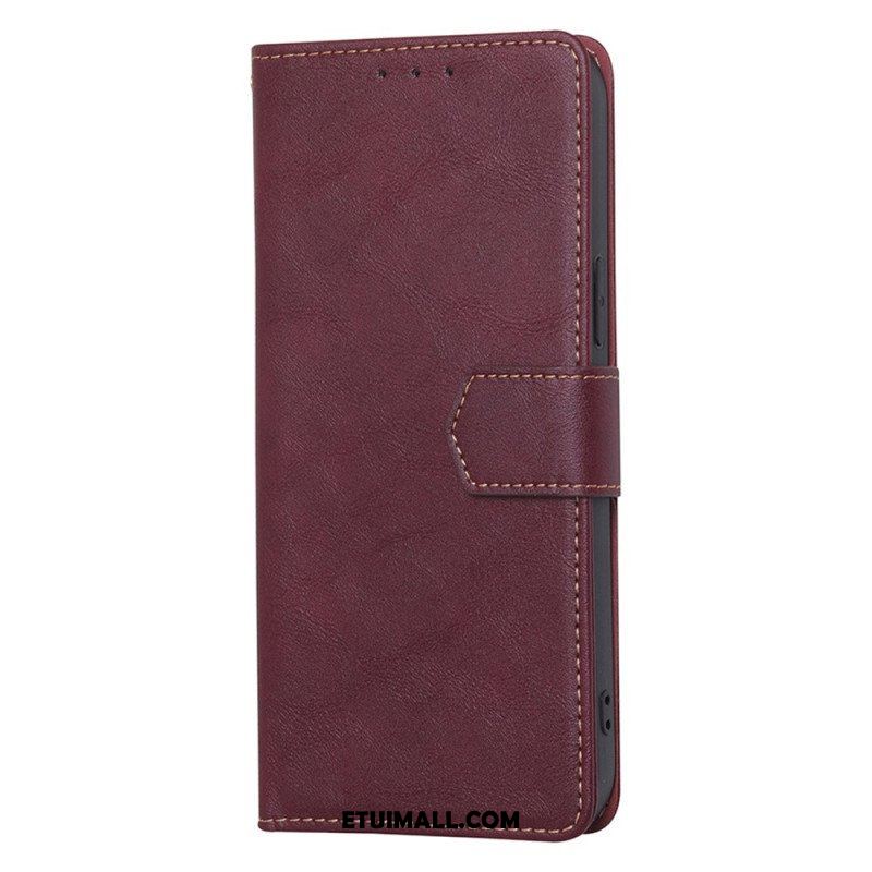 Etui Folio do Sony Xperia 5 IV Skóra Liczi Rfid