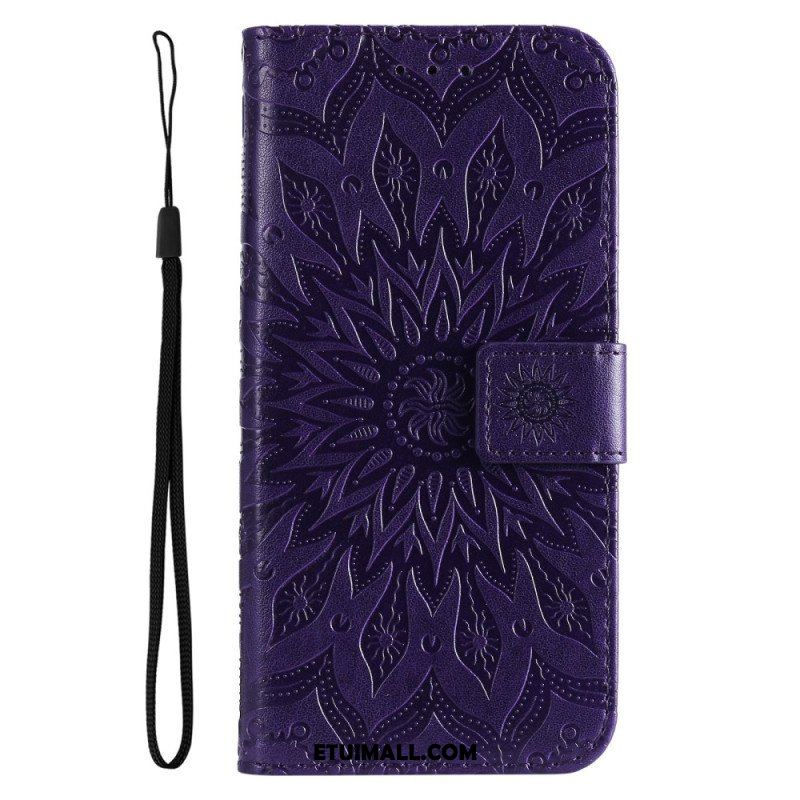 Etui Folio do Vivo Y16 Mandala Sun Ze Smyczą