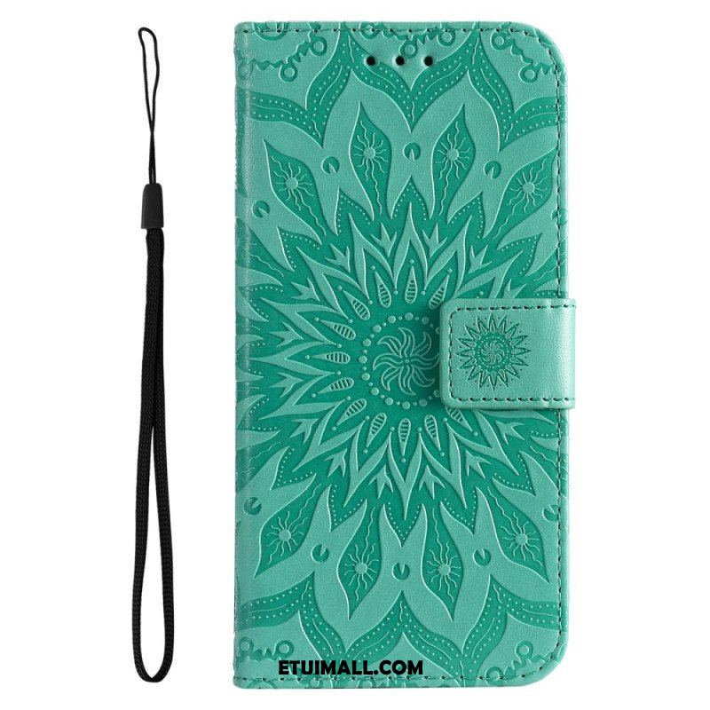 Etui Folio do Vivo Y16 Mandala Sun Ze Smyczą