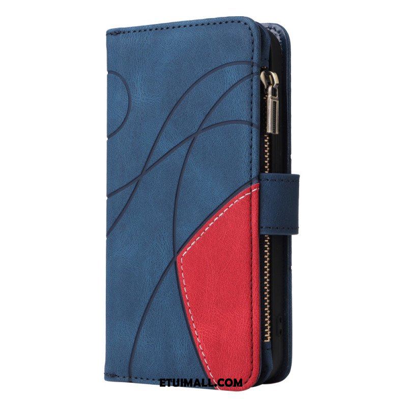 Etui Folio do Xiaomi 12 Lite Dwukolorowa Z Portmonetką