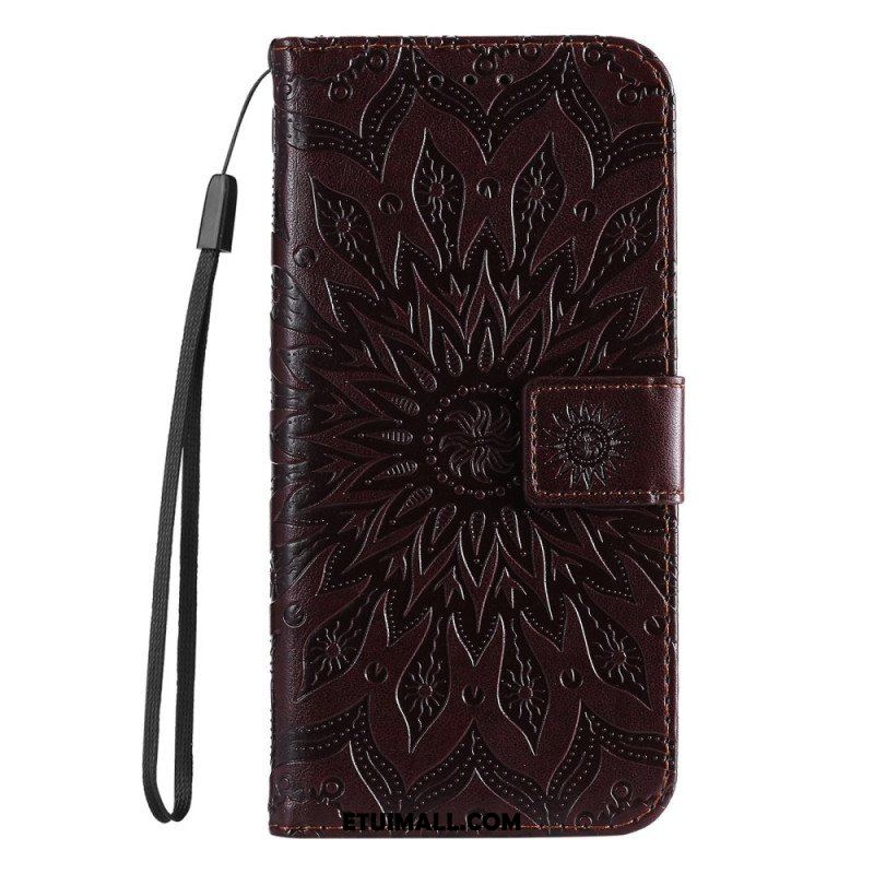 Etui Folio do Xiaomi 12 Lite Mandala Sun Ze Smyczą