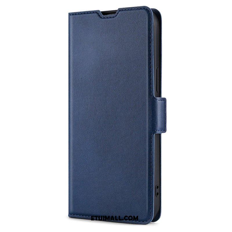 Etui Folio do Xiaomi 12T / 12T Pro Bardzo Cienka Sztuczna Skóra