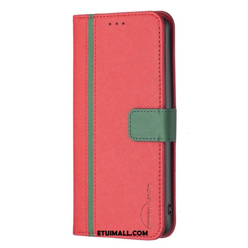 Etui Folio do Xiaomi 12T / 12T Pro Dwukolorowy Kolor Binfen